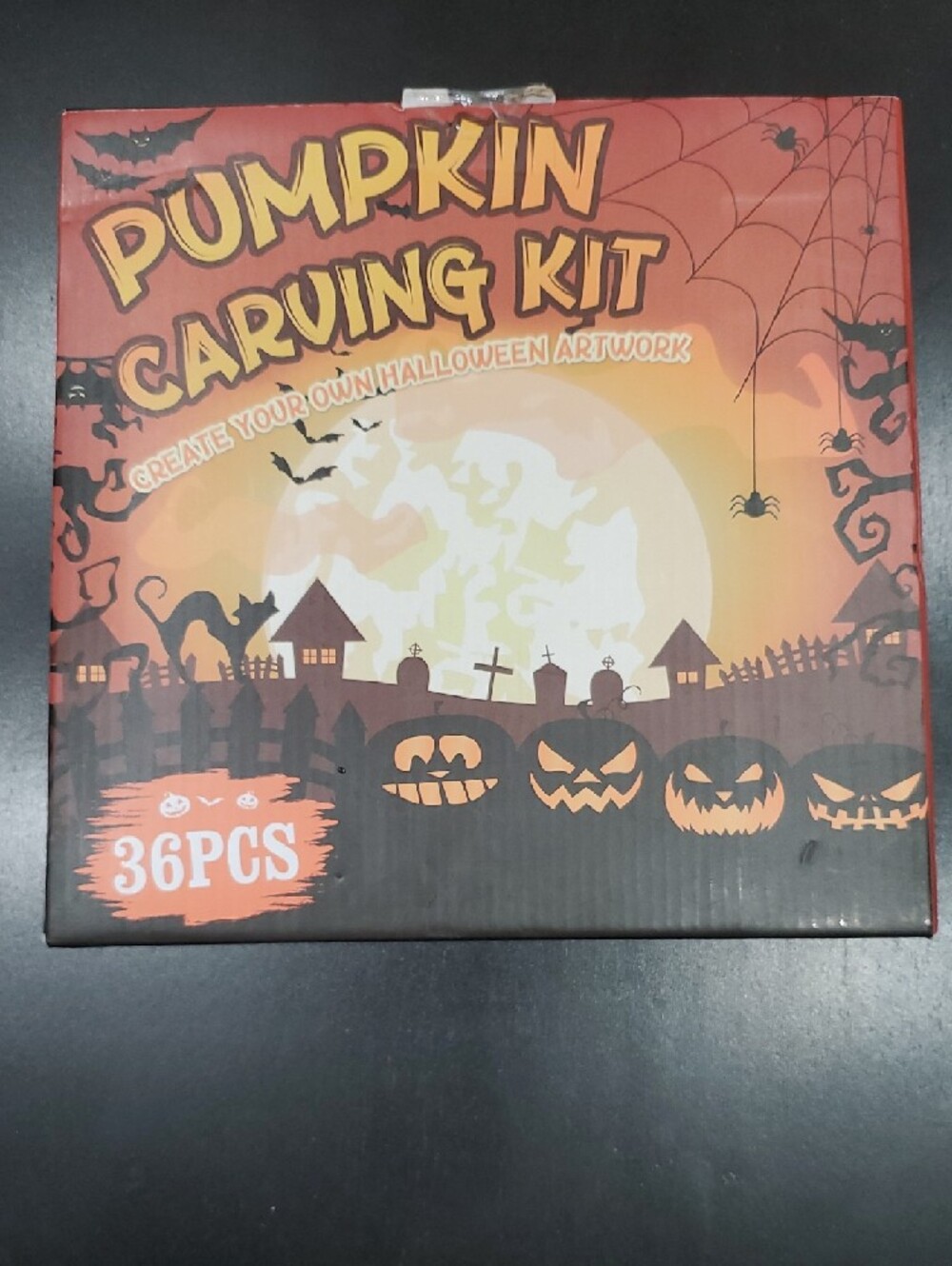 Halloween Carving Tool Set - 36-Pieces Knife & Scoop Kit - Picture 2 of 2
